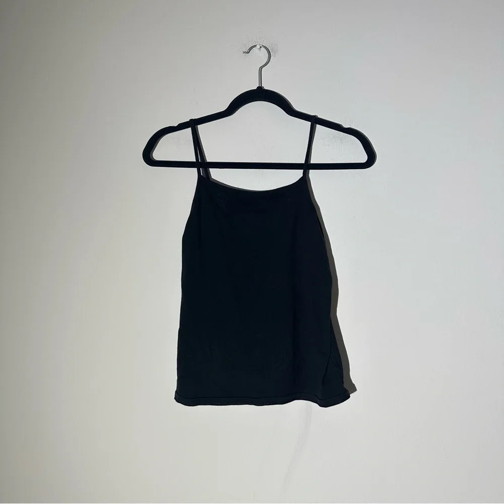 Faded glory black tank top size xl (14-16) in girls